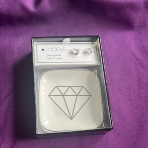 Macy's Sterling Silver Stud Earrings